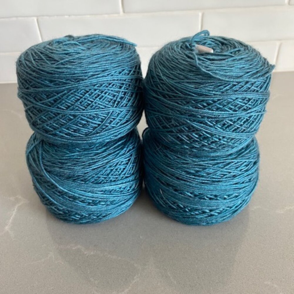 Plucky Knitter Primo Fingering Yarn in "Skies of November"